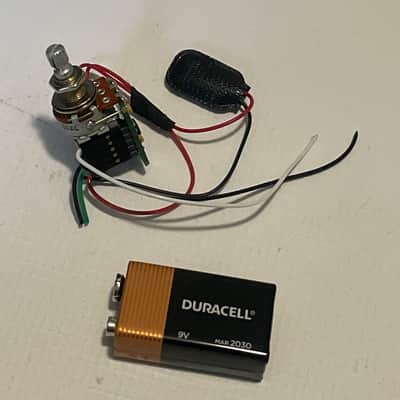 2000's EMG Electric Guitar Afterburner Active Boost Preamp Quick Connect Push/Pull Pot & Knob