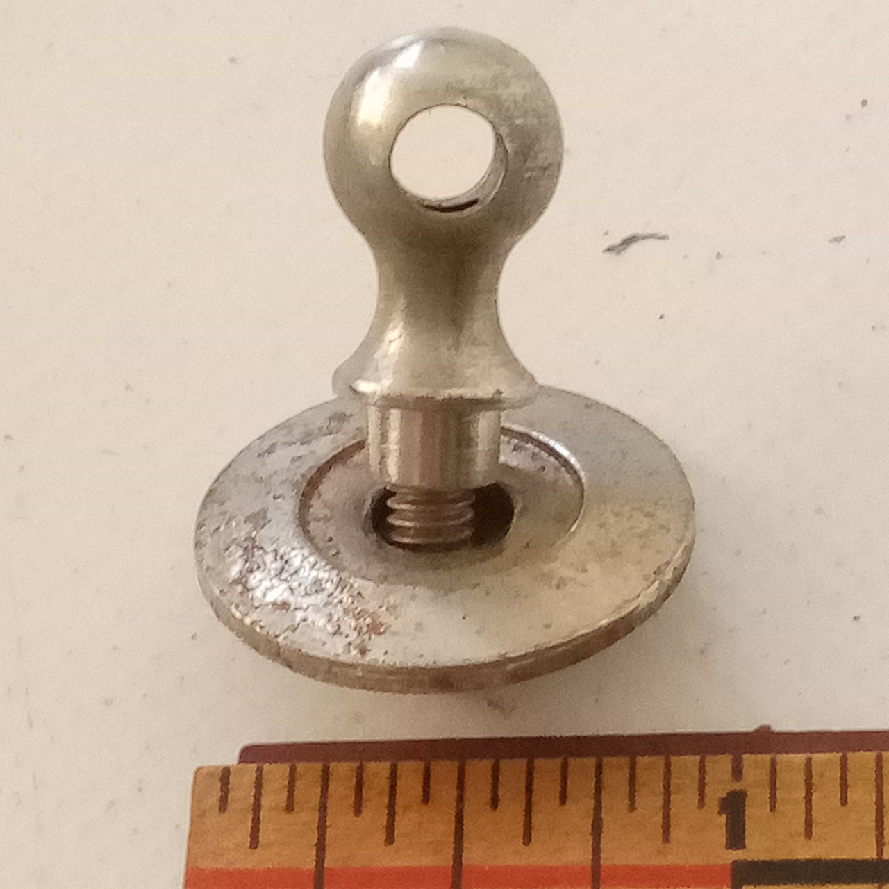 Leedy 1+Nickel Single-Tension Snare/Bass Drum T-Rod-Eyelet Lug-Guide Marching40s — main photograph