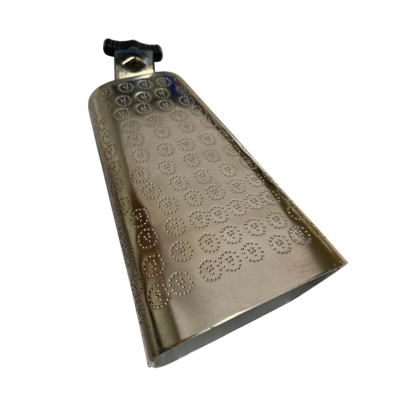6 Inch Hand Hammered Steel Cowbell for Drum Set Percussion image 1