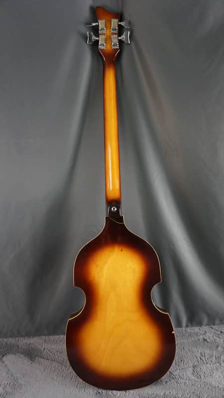 Greco Violin Bass Vintage - Sunburst Semi-Hollow Lefty | Reverb Latvia