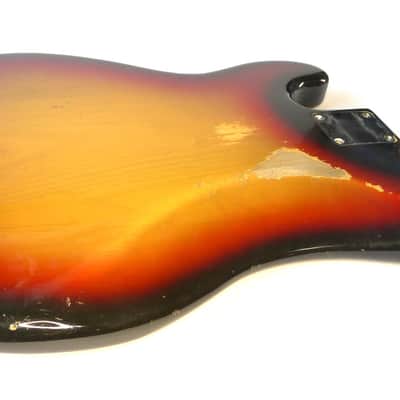 Vintage 1975 Fender P-P Precision Bass Double P-Bass Sunburst 4-Bolt Body mid-1970s image 14
