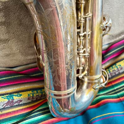 SELMER Balanced Action Alto saxophone JUST OVERHAULED 1938 - Silver plated Bild 2