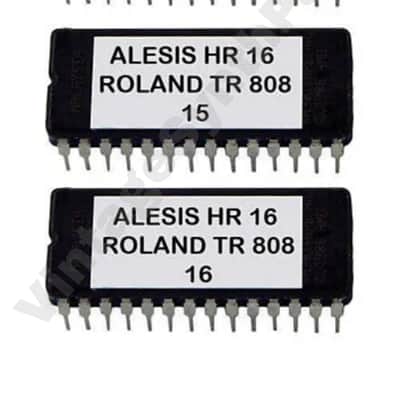 Alesis HR16 / HR16B - Soundchip Upgrade Roland TR-808 Sounds V2 + Firmware 2.0 Eprom Rom HR-16 HR16B
