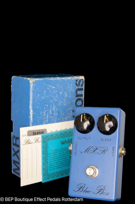 MXR MX-103 Script Blue Box 1975 s/n 304906 Jimmy Page, Rowland S Howard - Birthday Party image 1