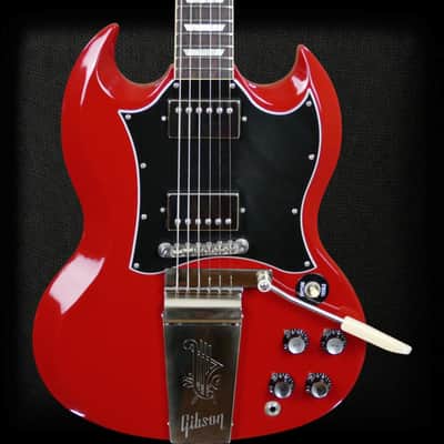 Gibson Custom Shop M2M Cardinal Red LP SG Standard 1961 Large Guard - Made to Measure image 2