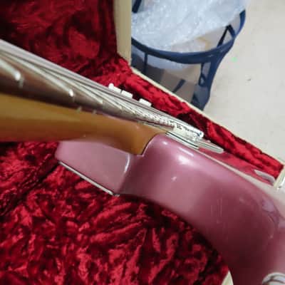 2007 Fender Custom Shop Masterbuilt Custom Classic Relic Strat, Burgundy Mist Metallic image 8