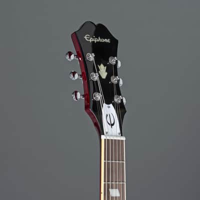 Epiphone Noel Gallagher Riviera Dark Wine Red - Semi Acoustic Guitar image 4