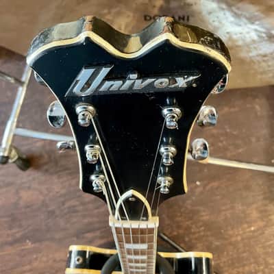 Univox  Coily 335 Style Semi-Hollow Body  1960s  - Cherry Tobacco Burst Electric Guitar image 6