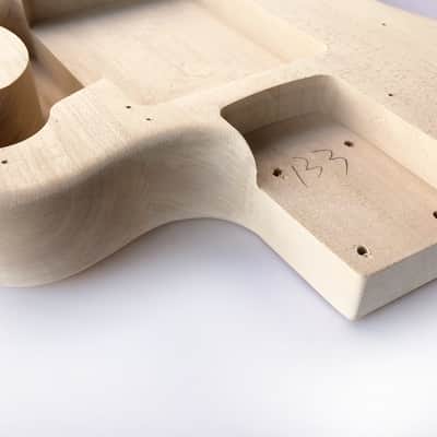 The Fretwire DIY Electric Guitar Kit – Offset P90 Build Your Own Guitar Kit Unfinished image 3