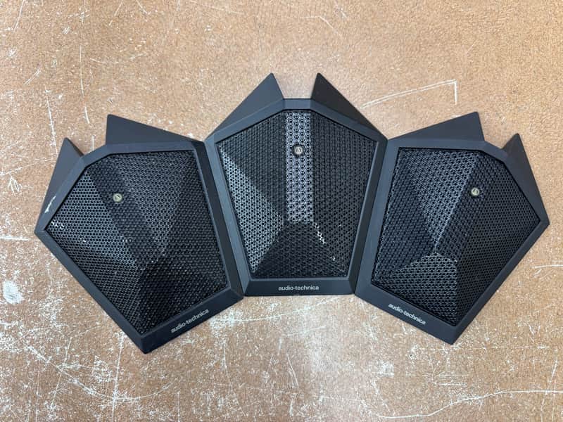 Audio-Technica AT871UG UniPlate Unidirectional Condenser Boundary Mic. SET OF 3 image 1