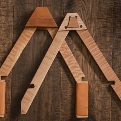 Wooden Guitar Stand Boutique Acoustic Guitar Wood Stand image 5