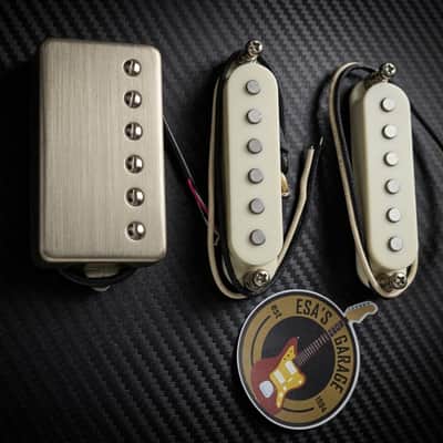 Suhr Thornbucker & Suhr V60 Low Peak with Ibanez DMX9 H-S-S 9 Channels | Azes40 Switch | Brushed Nickel Finish | Expedited Delivery Included | image 1