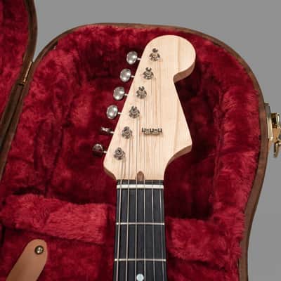 Sargent Guitars SG-2026-01 | One-Piece Aged Acacia Koa Hardtail Strat | Lindy Fralin Real '54 Pickups | Warmoth Neck | 8.6 lbs | NEW Build | w/New Fender Poodle Case image 11