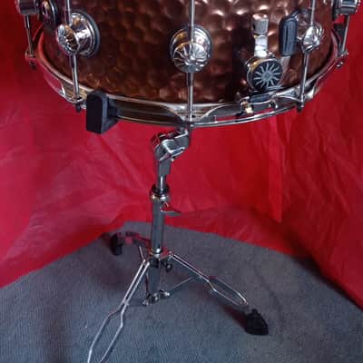 Natal Drums 14x6.5" Hand Hammered Steel Snare Drum - Old Bronze (Excellent Condition) image 2