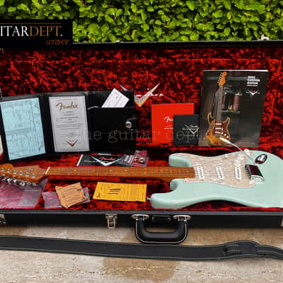 ♚SUBLIME♚FENDER Custom Shop CUSTOM Stratocaster♚TRANS SURF GREEN♚AAA ROASTED♚£5199 image 1