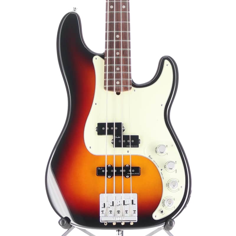 Fender Certified Pre-Owned American Ultra Precision Bass, Rosewood Fingerboard, Ultraburst (R13) (01759) image 1