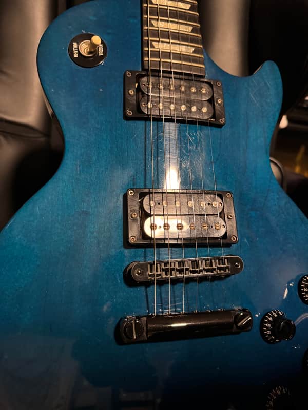 Gibson Les Paul Studio Lite 1994 Trans Blue | Reverb Canada