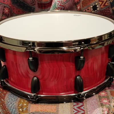 SSS Solid Shell Shop Custom Snare Drum 2026 - Red image 4