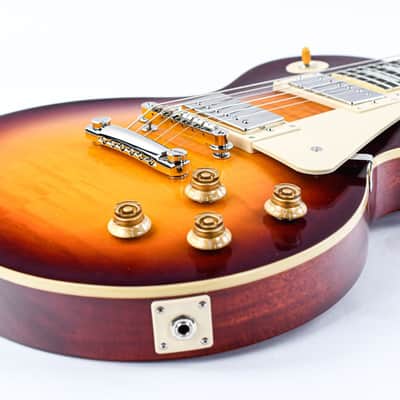 Epiphone Inspired by Gibson Custom 1959 Les Paul Standard Reissue Deep Cherry Sunburst image 11