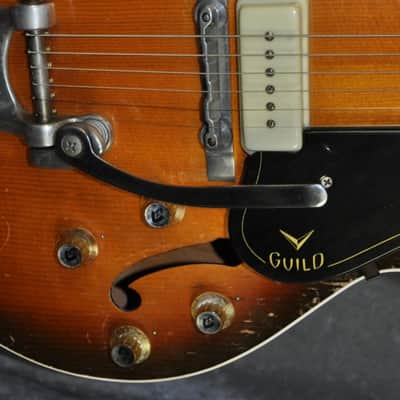Guild Archtop model X-175 1960 - Sunburst image 3