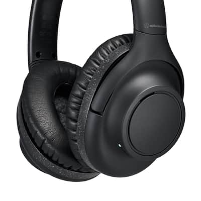Audio-Technica ATH-S300BTBK Wireless Headphones, Black image 1