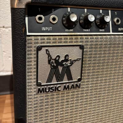 Music Man 210-HD One Thirty 2-Channel 130-Watt 2x10" Guitar Combo 1974 - Black image 7