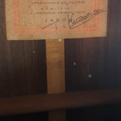Tunesavuro/Tsunesaburo Kurosawa No. 4 Handmade Japan Classical Guitar 1970 w/ Hard Case image 6
