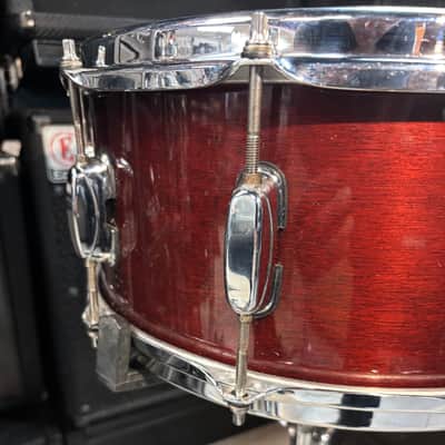 Tama Artwood Birch Shell 14” X 6.5” Snare Drum - Cherry Red Lacquer Finish image 3