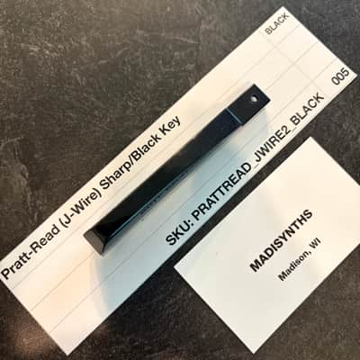 ORIGINAL Pratt Read Replacement SHARP/BLACK Key (J-Wire Keybeds) for ARP 2500/2600, Moog Minimoog, Oberheim OBX/OBXa/OB8, Sequential Prophet-5/10, PPG Wave 2.2 and more