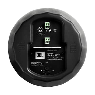JBL Control 65 P/T Compact Full-Range Pendant Speaker - Black image 2
