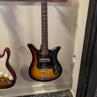 Teisco Et-110 made in Japan vintage clean electric guitar 60s/70s - Sunburst image 1