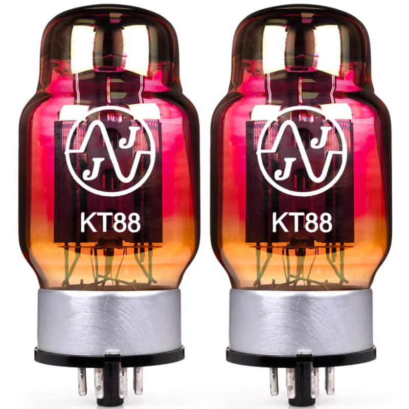 JJ Electronic KT88 Red Glass Power Vacuum Tube - Matched Pair image 1