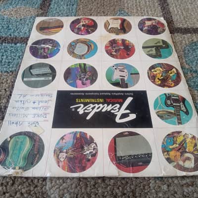 Vintage 1967 Fender Student Lesson Folder! Extremely Rare, Original Case Candy! image 2