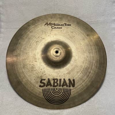 Sabian 18" AA Medium Thin Crash Cymbal 1985 - 1999