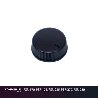 Yamaha Black Master Volume Knob for PSR-170, PSR-175, PSR-225, PSR-270, PSR-280