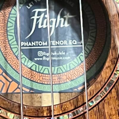 Flight Phantom EQ-A Tenor Ukulele Used/Mint image 8
