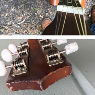 Kay Harmony H-162 3/4  Terz Size Parlor Guitar 1950's image 15