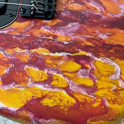 2020 James Tyler Studio Elite HD - Fire Shmear, Reverse Headstock image 3