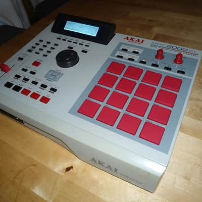 Custom Akai MPC 2000XL w/Red LEDs & PADs 1GB SCSI SD drive 32MB RAM image 6