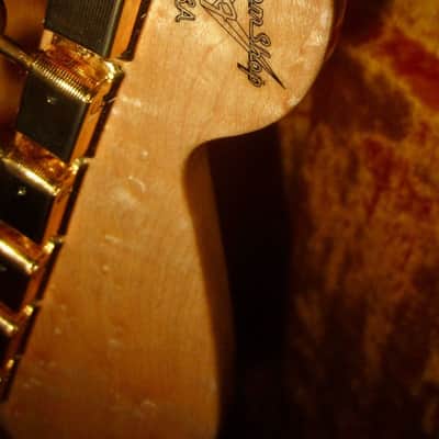 1998 Fender Custom Shop Dick Dale Stratocaster Chartreuse Sparkle image 9