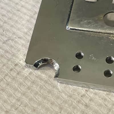 2000's Japan Jackson Licensed JT-580LP Low Profile Floyd Rose Tremolo Bridge Chrome Base Plate image 10