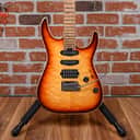 Charvel USA Custom Shop Select DK24 HSS 2PT CM QM Quilted Maple Top Autumn Glow 2023 w/OHSC (B-Stock)