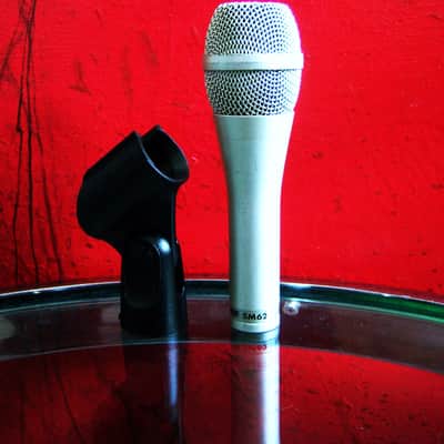 Vintage 1990's Shure SM62 / SM5B Cardioid Dynamic Microphone Low Z w mic clip & mic pouch # 1 image 11
