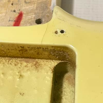 1986 Japan Charvel Jackson Import Model 3 Aged Pearl White Guitar Body Kahler Ready image 15