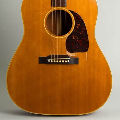 Gibson  J-50 Flat Top Acoustic Guitar (1953), ser. #Y6355-8 (FON), original brown alligator chipboard case. image 3