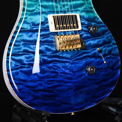PRS Custom 24 Wood Library w/ 10-Top, Brazilian Rosewood, & 58/15 LT Pickups- Blue Fade 2026 (0423893) image 13