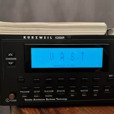 Kurzweil K2000RS Rackmount Digital Workstation Sound Module 1990s - Black image 11