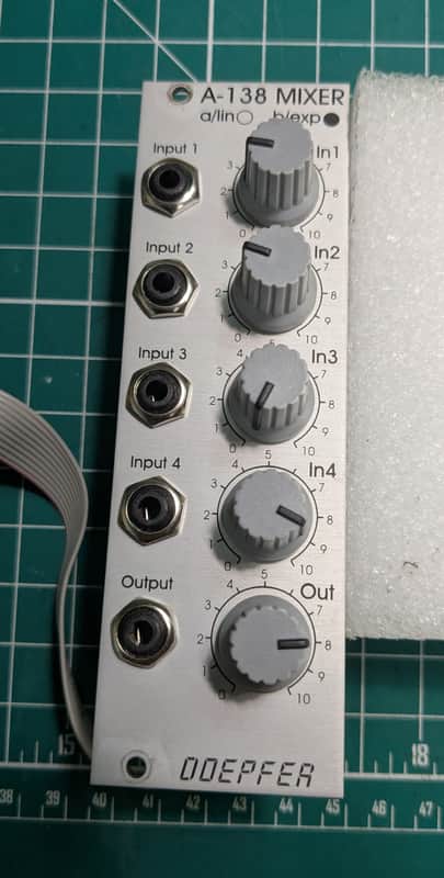 Doepfer A-138b "EXP" Mixer with Logarithmic Pots 2010s - Silver image 1