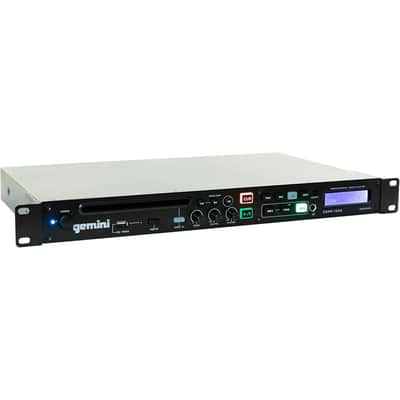 Gemini Professional Rackmount CD Player - DJ CD Player with Pitch Control, USB Media Player, Anti-Shock Technology, XLR/RCA Outputs, Remote Control for Venues, Studios & Events (CDMP-1500) image 1