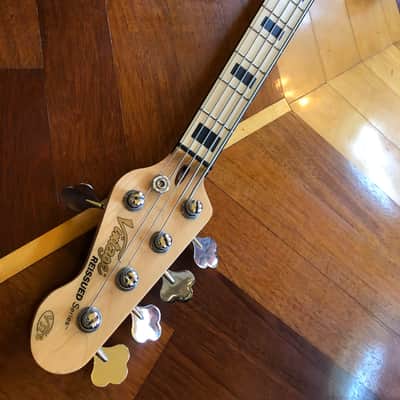 NEW Vintage VJ75 ReIssued Maple Fingerboard Bass Guitar ~ 5-String ~ Sunburst image 9
